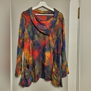 Minkas cowl neck tunic